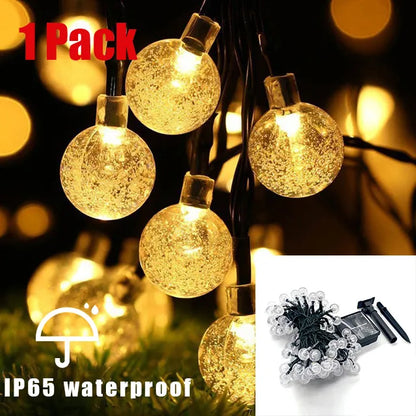 100 Waterproof LED Solar String Lights for Outdoor Use