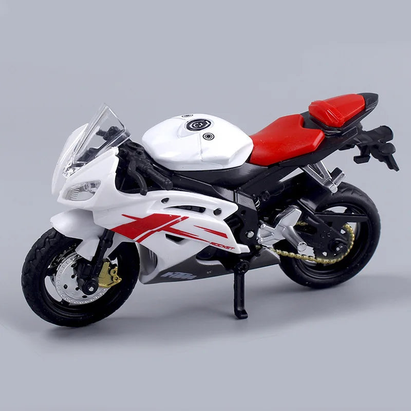 1:18 Scale Diecast Sportbike Model - Yamaha R6 Alloy Motorcycle Replica for Kids – WEISS