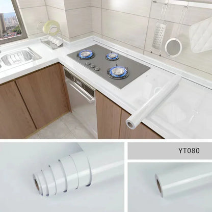 Self-Adhesive Waterproof Wallpaper - Marble Oil-Proof Film for Kitchen Renovation – 11