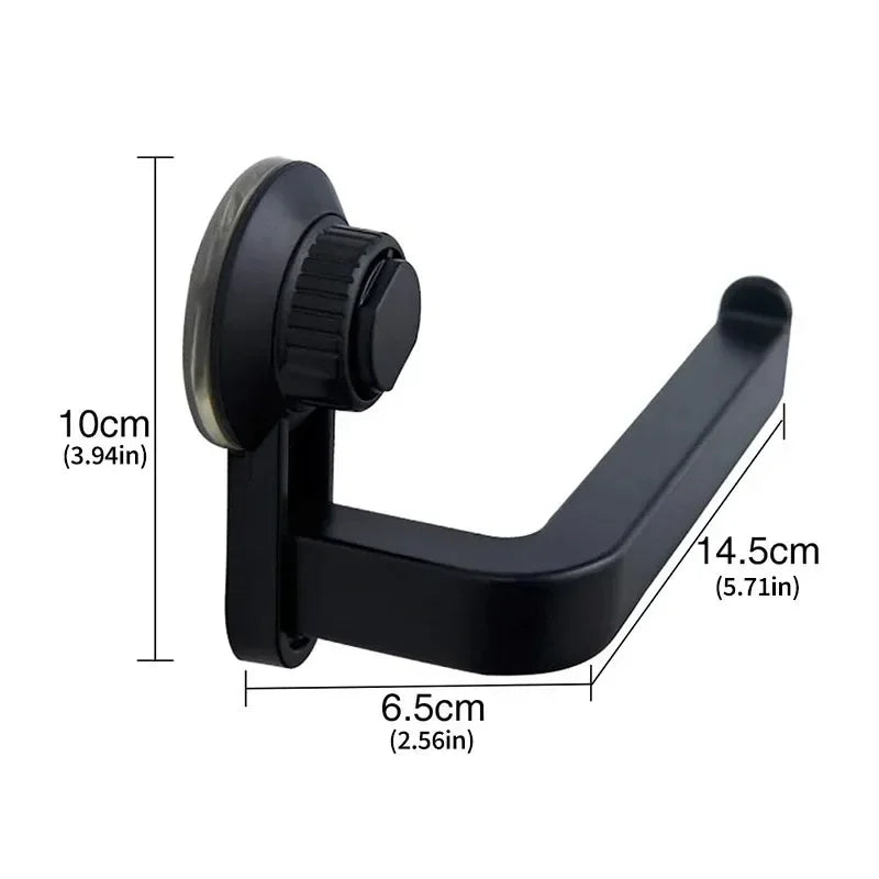 Toilet Paper and Towel Holder with Suction Technology - Waterproof & Strong for Bathroom, Kitchen & RV