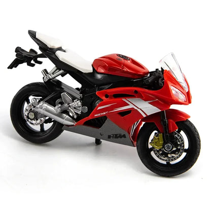 1:18 Scale Diecast Sportbike Model - Yamaha R6 Alloy Motorcycle Replica for Kids