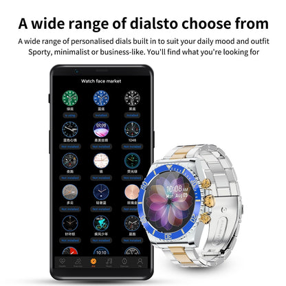 LuxuraTech Versatile Bluetooth Fitness Smartwatch