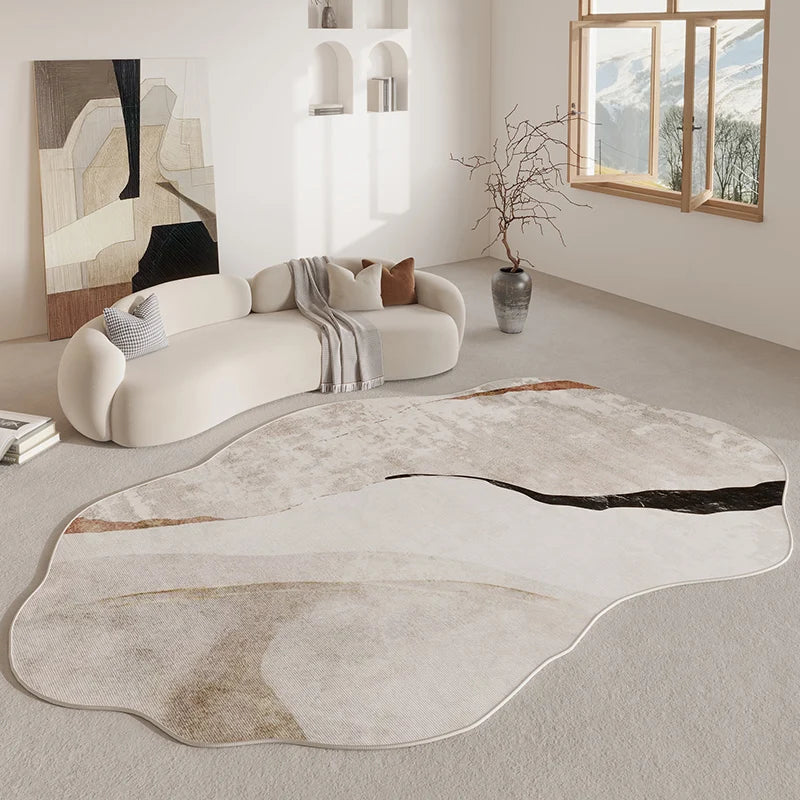 Soft Retro Area Rug for Living Room and Bedroom