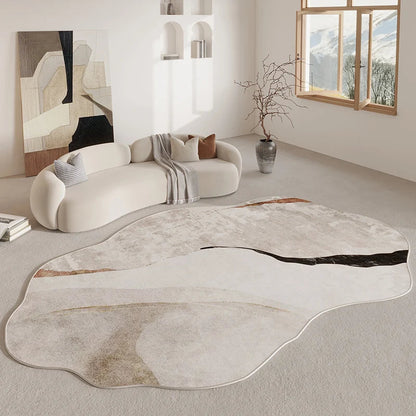 Soft Retro Area Rug for Living Room and Bedroom