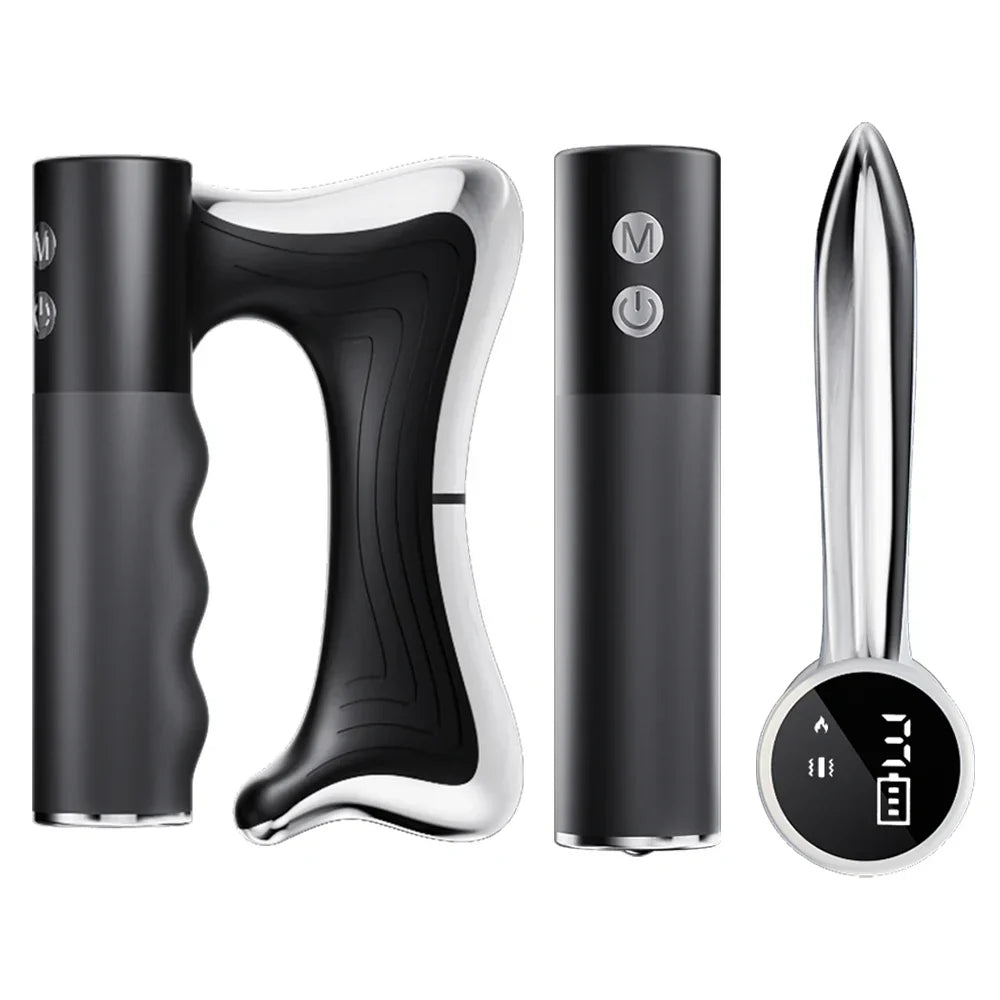 Electric Muscle Massager with Heat, Vibration, and Adjustable Temperature
