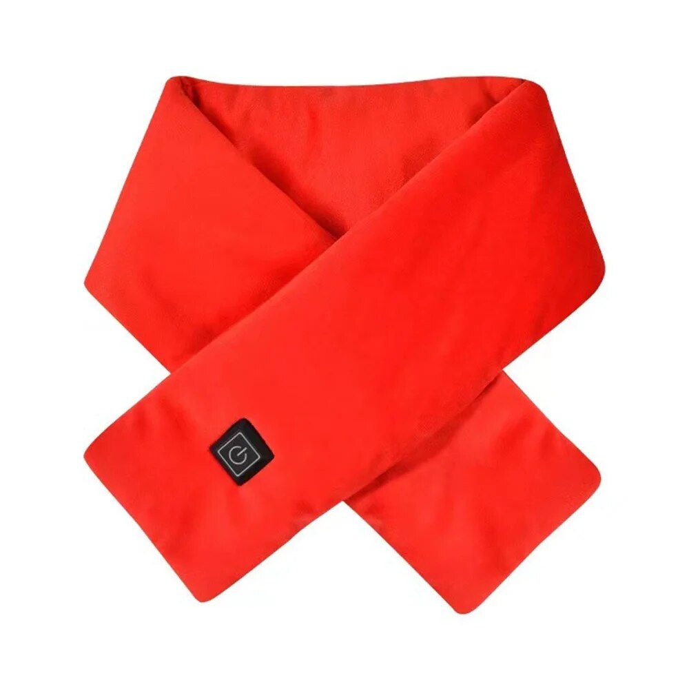 Smart Heated Neck Wrap for Ultimate Comfort – Red