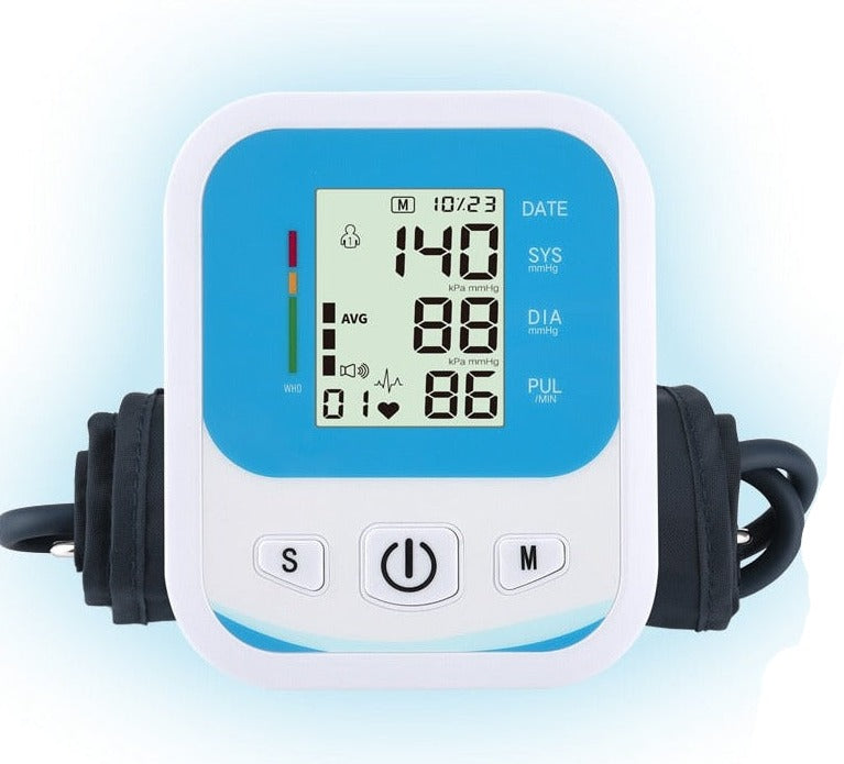 Digital Blood Pressure Gauge for Accurate Readings – Blue