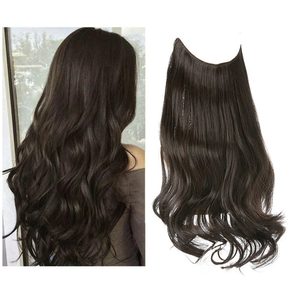 Real Human Hair Extensions for Natural Look – Black & Brown