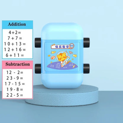 4-in-1 Fun Math Stamp Tool for Kids – 2 in 1 Blue