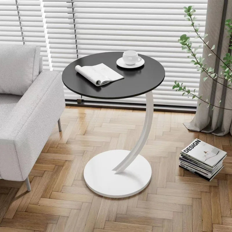 Reinforced Round Side Table for Living Room and Bedroom – E