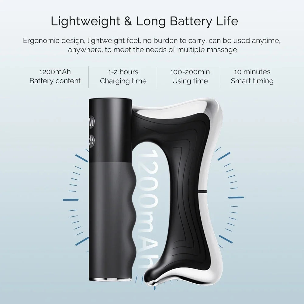 Electric Muscle Massager with Heat, Vibration, and Adjustable Temperature