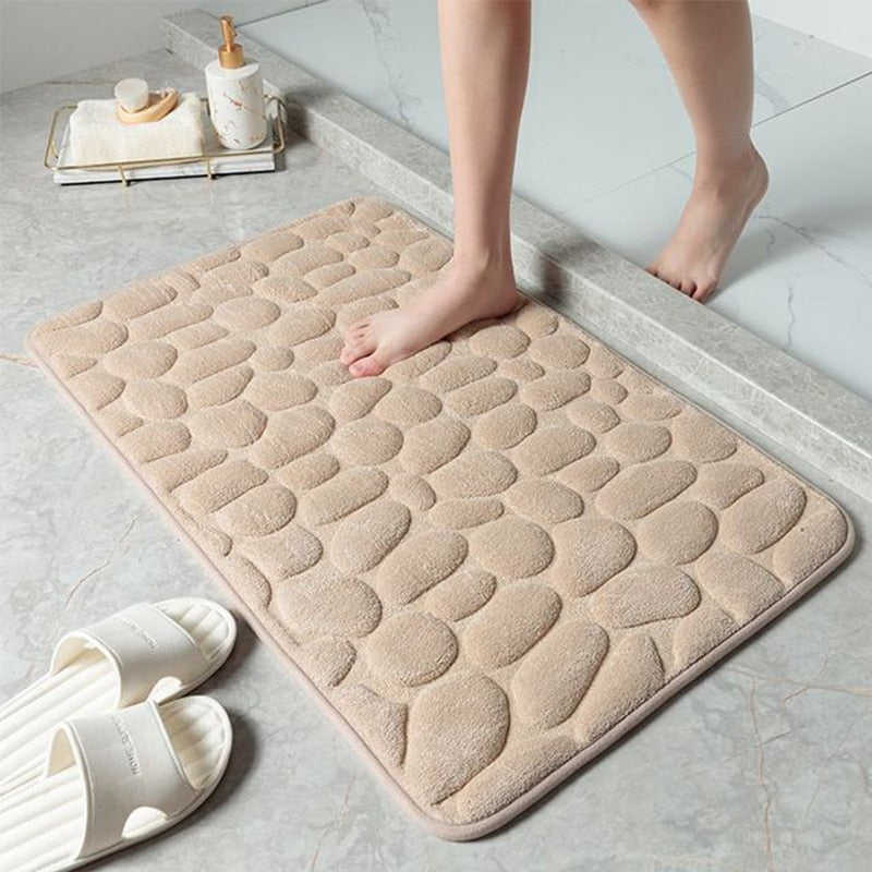 Elegant Home Comfort Mat for Kitchen and Bathroom – Khaki