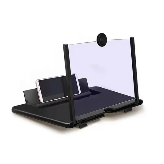 10-Inch Portable Smartphone Projector – Phone Screen Magnifier – Black