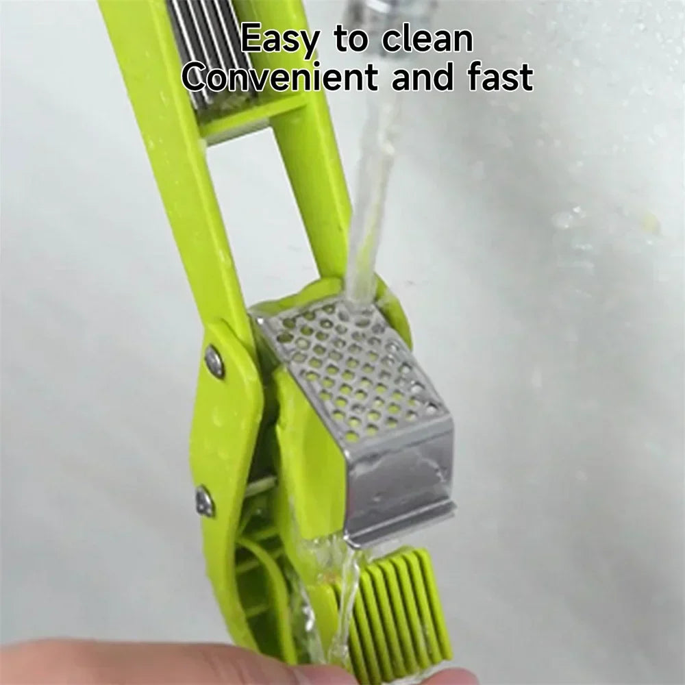2-in-1 Kitchen Gadget for Slicing and Crushing Garlic