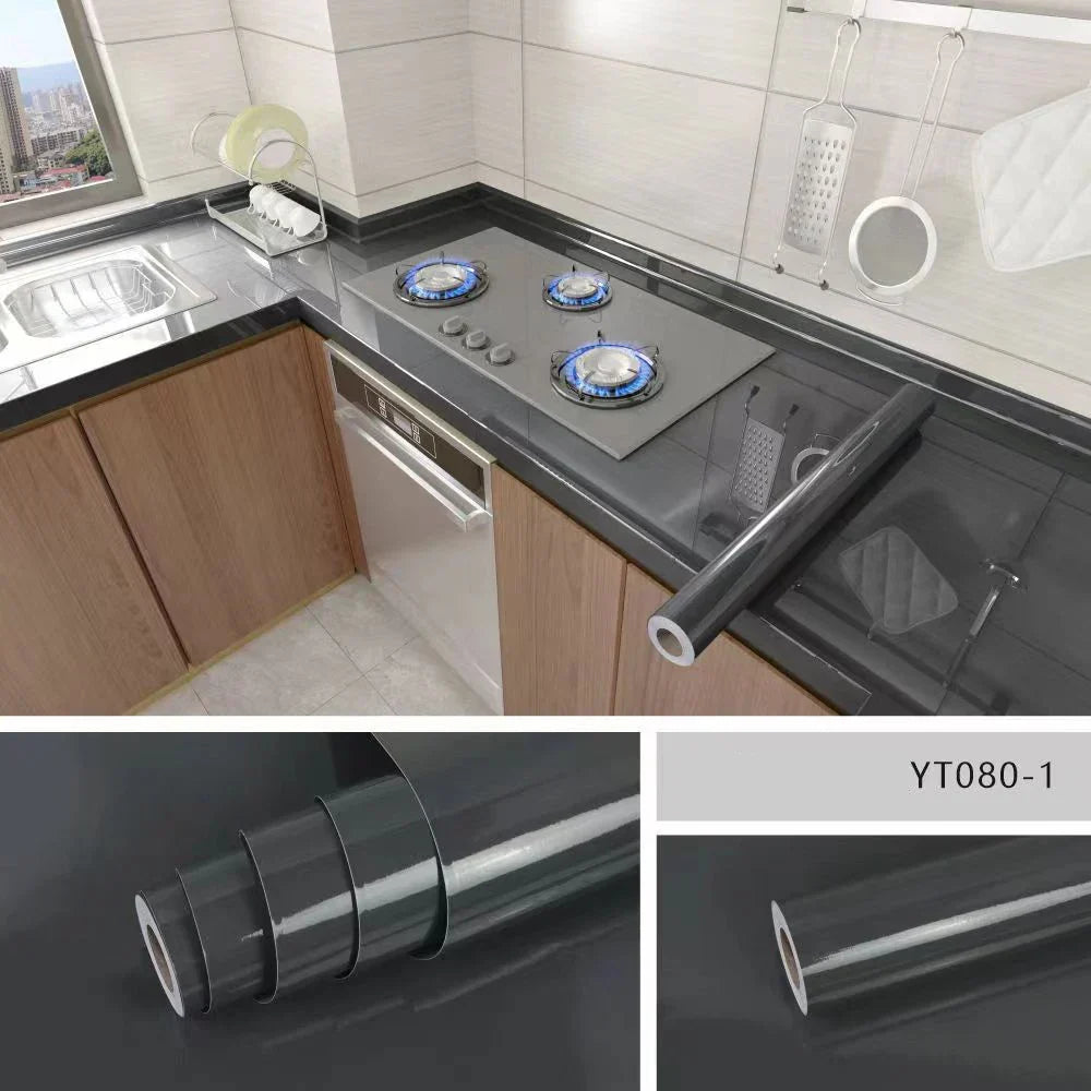 Self-Adhesive Waterproof Wallpaper - Marble Oil-Proof Film for Kitchen Renovation – 12
