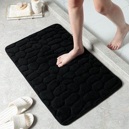 Elegant Home Comfort Mat for Kitchen and Bathroom – Black