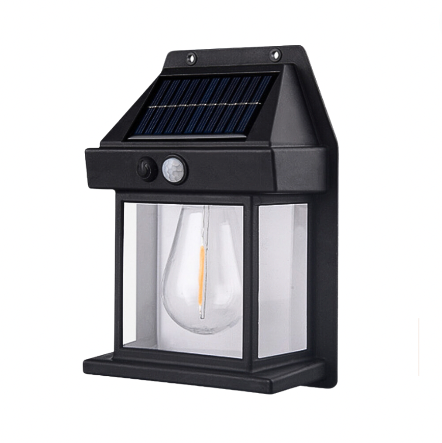EcoBright Solar Wall Lights for Outdoor Spaces – Black