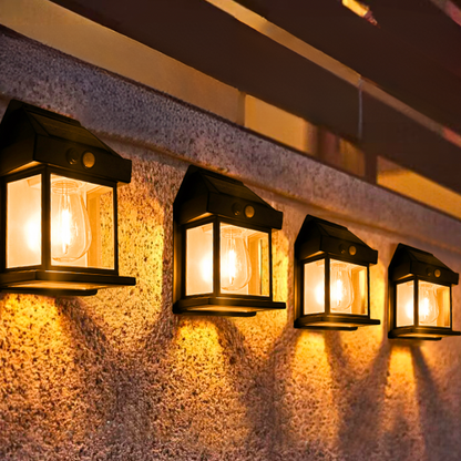 EcoBright Solar Wall Lights for Outdoor Spaces