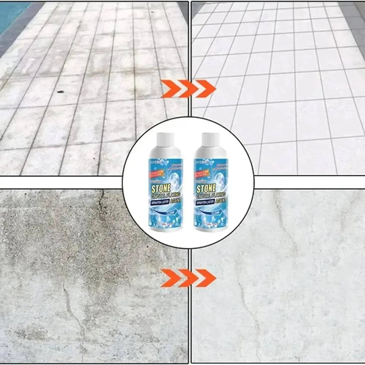 Dual-Pack Eco Stone Care Solution for Instant Shine