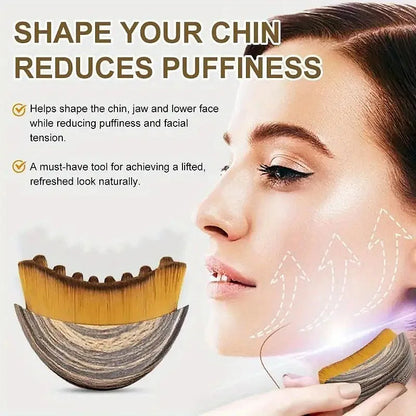 SculptEase Lymphatic Face Brush – Ergonomic Contour Massager for Sculpting & Drainage