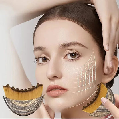 SculptEase Lymphatic Face Brush – Ergonomic Contour Massager for Sculpting & Drainage
