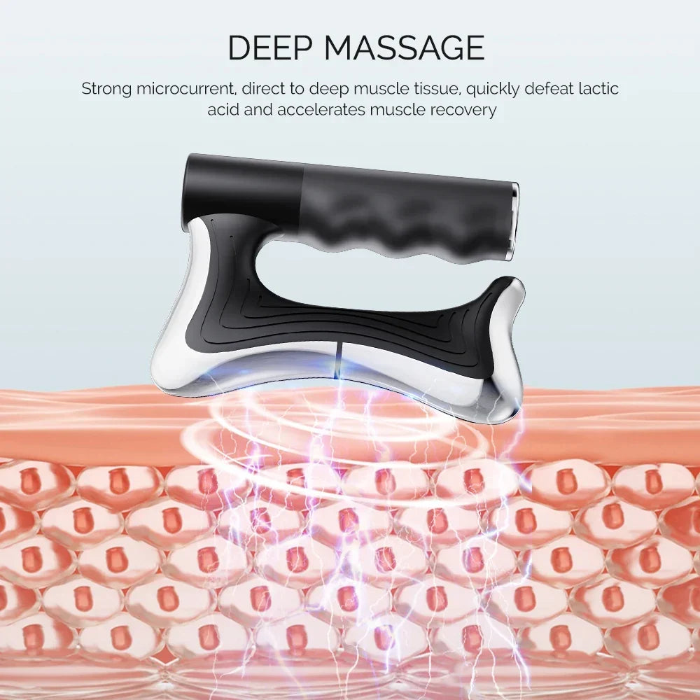 Electric Muscle Massager with Heat, Vibration, and Adjustable Temperature