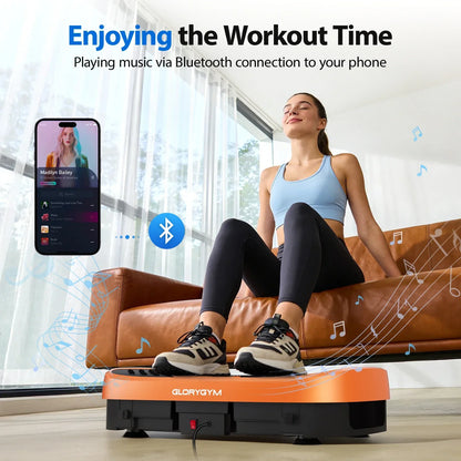 Whole Body Shaker Exercise Machine with 120 Speeds, 330 lb Limit & Non-Slip Surface