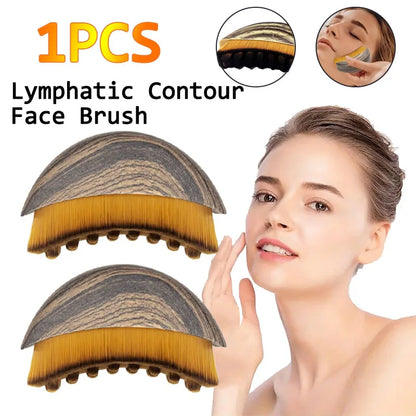 SculptEase Lymphatic Face Brush – Ergonomic Contour Massager for Sculpting & Drainage
