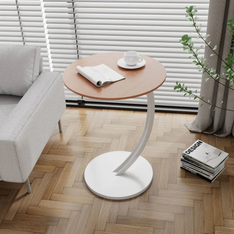 Reinforced Round Side Table for Living Room and Bedroom – D