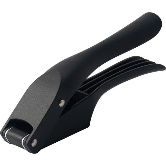 2-in-1 Kitchen Gadget for Slicing and Crushing Garlic – black