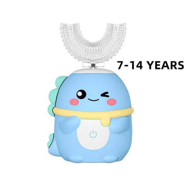 Interactive Electric U-Shaped Toothbrush for Kids – Pokemon blue