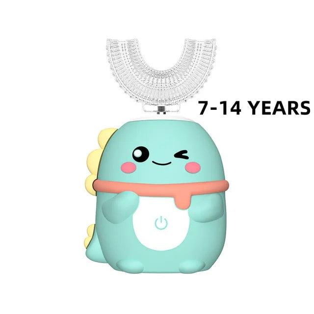 Interactive Electric U-Shaped Toothbrush for Kids – Pokemon green