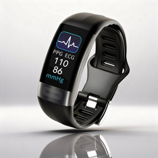 Everyday Health Tracker Smartwatch with EKG & Sleep Insights – Black