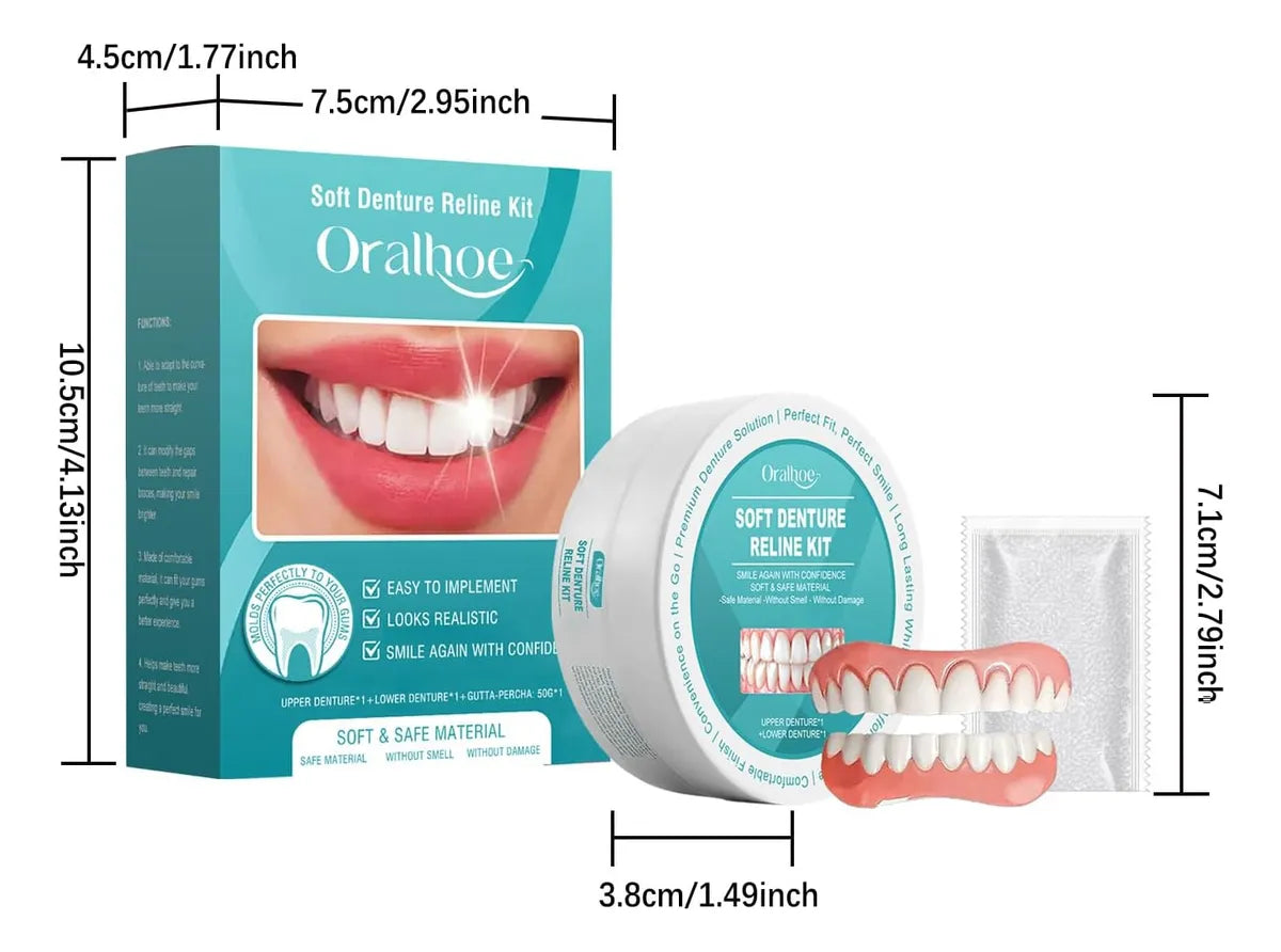 ComfortFit Denture System for All-Day Confidence and Comfort