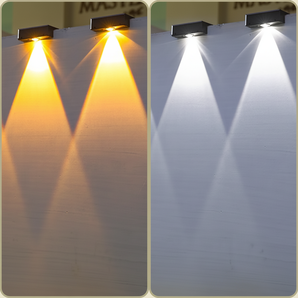 Outdoor Solar LED Garden Light with Smart Dusk-to-Dawn Sensor
