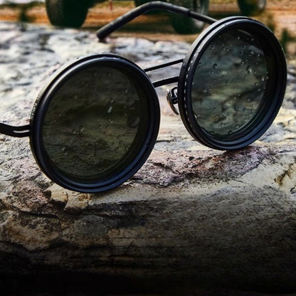 Polarized Sunglasses for Men and Women – Retro Style with Adjustable Light Filter