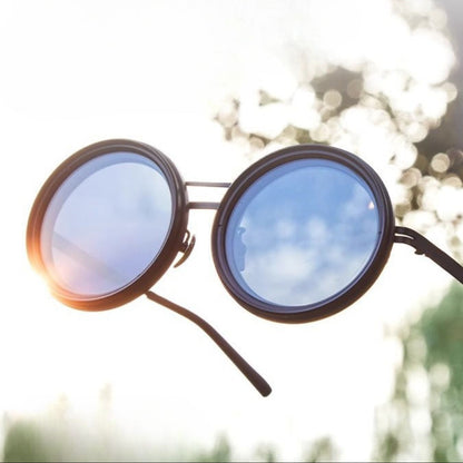 Polarized Sunglasses for Men and Women – Retro Style with Adjustable Light Filter