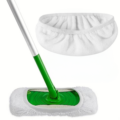 EcoSmart Microfiber Mop Cloths for Sustainable Cleaning – White