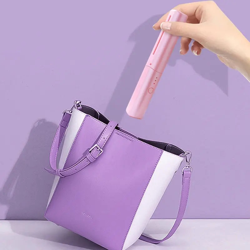 Travel-Ready Hair Styling Brush and Straightener