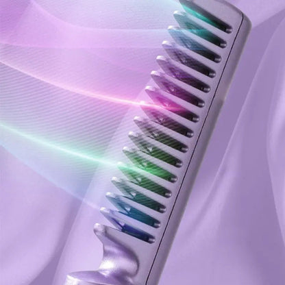 Travel-Ready Hair Styling Brush and Straightener