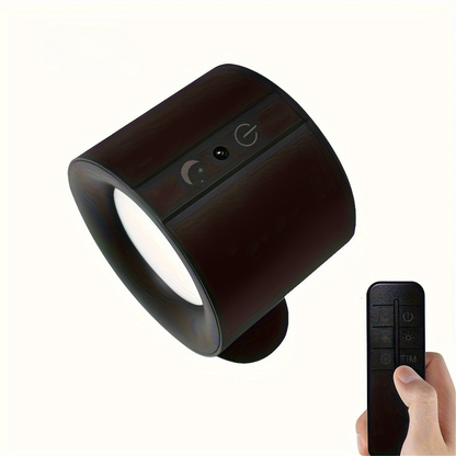 Rechargeable Rotating Wall Lamp – Black