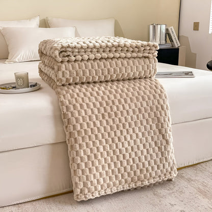 Super Soft and Warm Blanket for Couch and Bed – Brown