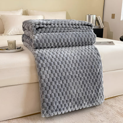 Super Soft and Warm Blanket for Couch and Bed – Light gray means a light shade of gray.
