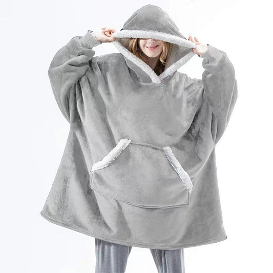 XXL Hoodie in Warm Sherpa Fleece for Maximum Comfort