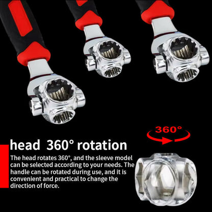 Versatile 52-in-1 Multi-Function Wrench Tool