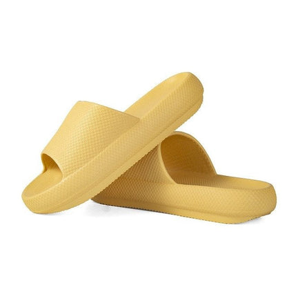 Cloud-Like Slippers for Comfort – Yellow