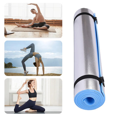 Yoga Mat 6–10 mm | Aluminum Insulation | Non-Slip EVA