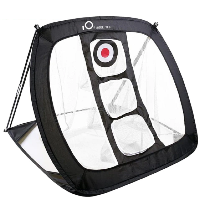 Compact Chipping Practice Net for Golf Training – Black