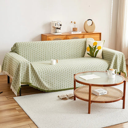 Reversible Large Sofa Throw Blanket