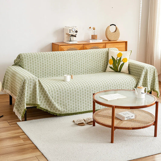 Reversible Large Sofa Throw Blanket